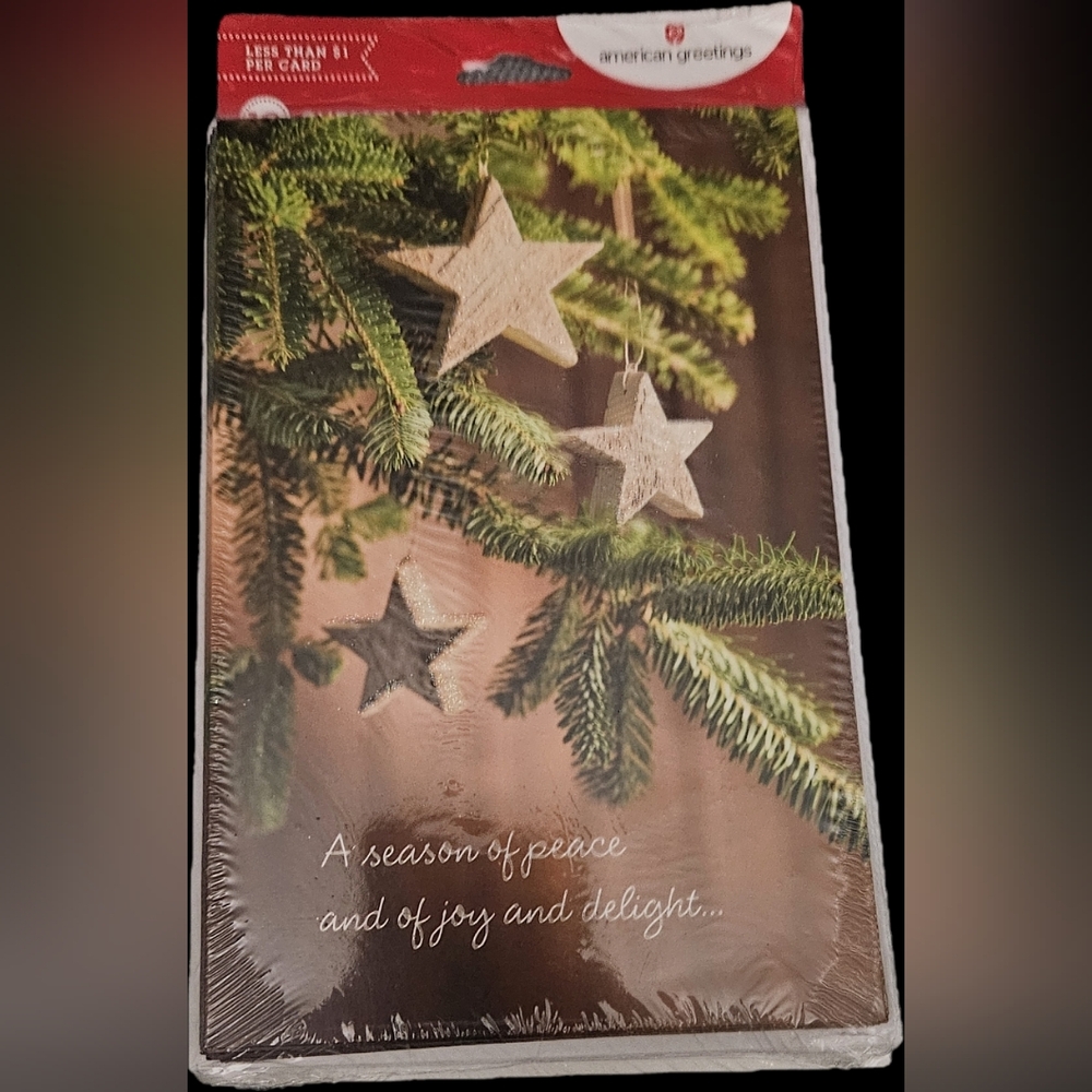 NWT Ornament Christmas Card